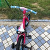 ネット通販で購入 ４歳８か月の自転車デビュー！！でもお家遊び好きすぎて乗らない！？