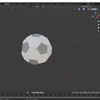 Blenderでローポリゴンなサッカーボール(正五角形と正六角形の集合体)をゼロから作る