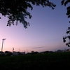 浜ちゃん９０歳の散歩道(１２８８)　　早朝西の空には満月・バックムーンが沈もうとしていた　