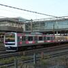 勝田駅で見かけた常磐線E501系 SAKIGAKE 2023.12.4