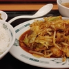 【日高屋】バクダン炒め定食 ¥700+ご飯大盛 ¥60