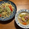 牡蠣のパスタ