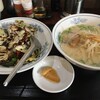 回鍋肉飯と豚骨ラーメンセット＠鴻運楼