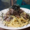 和牛（牛肉）のペペロンチーノ〜ワンパンで国宝パスタ、和風なのにパンチが鬼