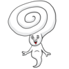 かわいい台風 のイラスト