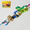 レゴ：カメレオン、犬、軽トラック、ヘリコプターセットの作り方 LEGOクラシック10698だけで作ったよ (オリジナル説明書)　ダックス