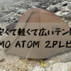 安価で軽量で広い山岳テント、NEMO ATOM 2Pを4年使ったのでレビュー。