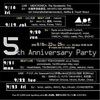 9/18「5th Anniversary Party」」@apt(祐天寺)