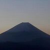 南アルプス市側から見た富士