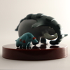 【レビュー】ポケットモンスター 立体ポケモン図鑑 第9集 「CAPSULE 8 ゴマゾウ ドンファン」【カプセルトイ】
