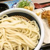 ざるうどん(得) + かしわ天 (丸亀製麺)