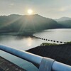 近場にあるダムへ、夕日を見に行ってきました。