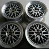 美品 鍛造 BBS LM DS-SLD ダイヤモンドシルバー 18インチ 8J+35 9J+35 PCD114.3 5穴 4本