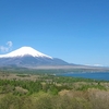 雪の富士山と山中湖・2021年5月03日①