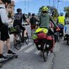 北欧の自転車電動キックボード