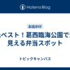 景色ベスト！葛西臨海公園で海が見える弁当スポット