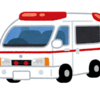 救急車で運ばれ、入院