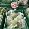 【食べ物】田原市、豊橋市ではキャベツが安く売っていた