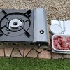 楽しく手作り：砂ずりの燻製を自宅の庭で試してみた