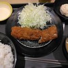 丸太ヒレかつ定食と治りかけ