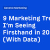 2026年マーケティング最新トレンド9選：データで見る変化