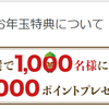 楽天カードがお年玉特典で1000名様に10000ポイント進呈！新規入会がお得！２０２０年１月６日まで！