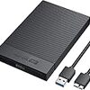 SAN ZANG MASTER 2.5インチ HDD ケース USB 3.0接続 SATA UASP対応 5Gbps高速転送速度 高速 クローン HDD外付けケース 2.5インチ SSDケース 6TB容量対応 ハードディスクケース 工具不要の簡単組み立て ドライブケース 簡単 バックアップ 9.5mm/7mm SATA HDD SSD 対応Windows mac OS Linux対応 USB micro-B to Aケーブル付属【2.5型専用】ブラック