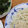 6月6日（土）昼食のうどんと、盛況だった焼鳥屋。