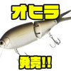 【KAESU】フラットサイド仕様のミディアムサイズビッグベイト「オヒラ」発売！