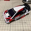 ミニ四駆　ヤリスWRCのステッカー貼り完了！