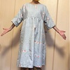 着物リメイク　たっぷりワンピース