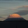 富士山、笠雲