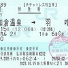 花嫁のれん2号　特急券【チケットレス特急券】
