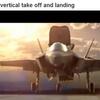 『X-35 vertical take off and landing』の事。