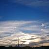 雨と雨の間の晴れ渡る大空に