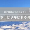 やっぱり呼ばれる母〜庭でせっせとひっくり返した雪バケツ。あれ？並ぶとあのアイスに見えてくる。〜