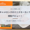 【初心者キャンプ】大人はキャンプで燻製を作って遊ぶ！キャメロンズのミニスモーカーで燻製デビュー！