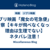 ジブリ映画「魔女の宅急便」の考察【キキが飛べなくなった理由は生理でない】ネタバレ注意！