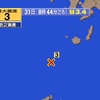 🔔夜だるま地震速報/3、トカラ列島近海