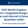 IFAC World Congress 2011: Integrated Design of Filter and Interval in Dynamic Quantizer under Communication Rate Constraint 