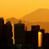 新宿越しの富士山