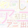 　Twitterキーワード[#anisama]　03/21_15:02から60分のつぶやき雲