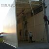 愛知県　建物横の特注テント倉庫