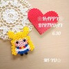 月野うさぎ❀BIRTHDAY☆アイロンビーズ