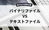 パフォーマンス検証：バイナリファイル vs テキストファイルの速度比較