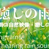 ピアノ音楽と、雨の癒し動画