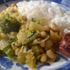 本日のスパイスカレー『カルダモンの野菜と豆のカレー』