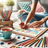毎日10分間、絵を描き続けたらこうなる！創造力とリラックス効果！