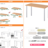 ニトリの組み合わせ自在フリーデスクがパソコン机として安くて良さげ