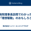 病院理事長訪問でわかった「理想駆動」のおもしろさ